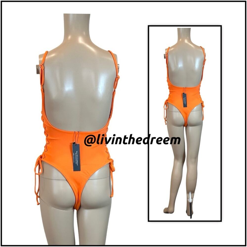 BERRY BEACHY ADELE ONE PIECE- ORANGE M - Picture 8 of 14